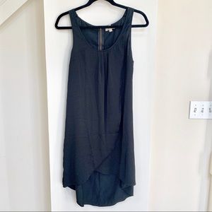 Silence + Noise Black Chiffon Dress